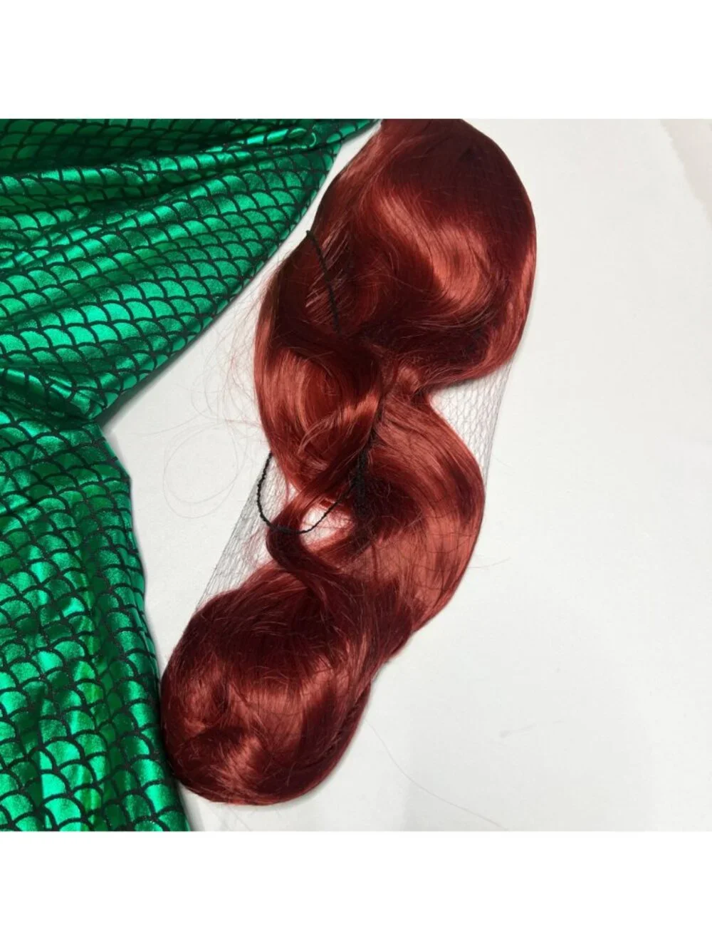 Mermaid Costume Sequin Ariel Mermaid Cosplay Costume Set Adult Size Large